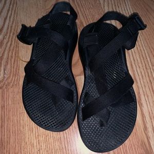 All black chacos (gently used)